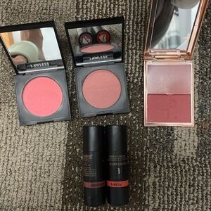 Blush lot- Patrick ta, lawless and nudestix